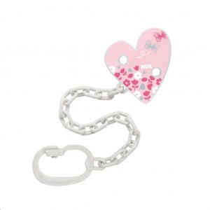 Retiazka na cumlík NUK, ružová